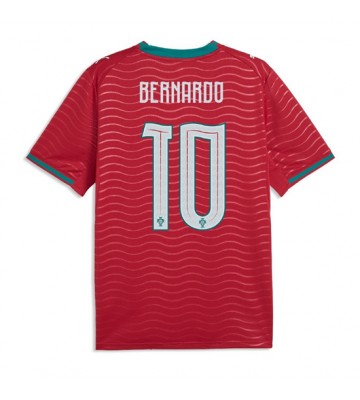 Portugal Bernardo Silva #10 Replika Hemmatröja VM 2026 Kortärmad